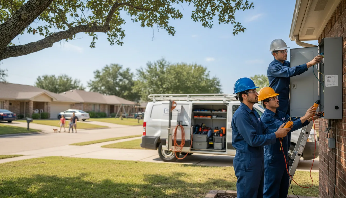 Certified electrician providing emergency electrical services in Clarksburg, MO